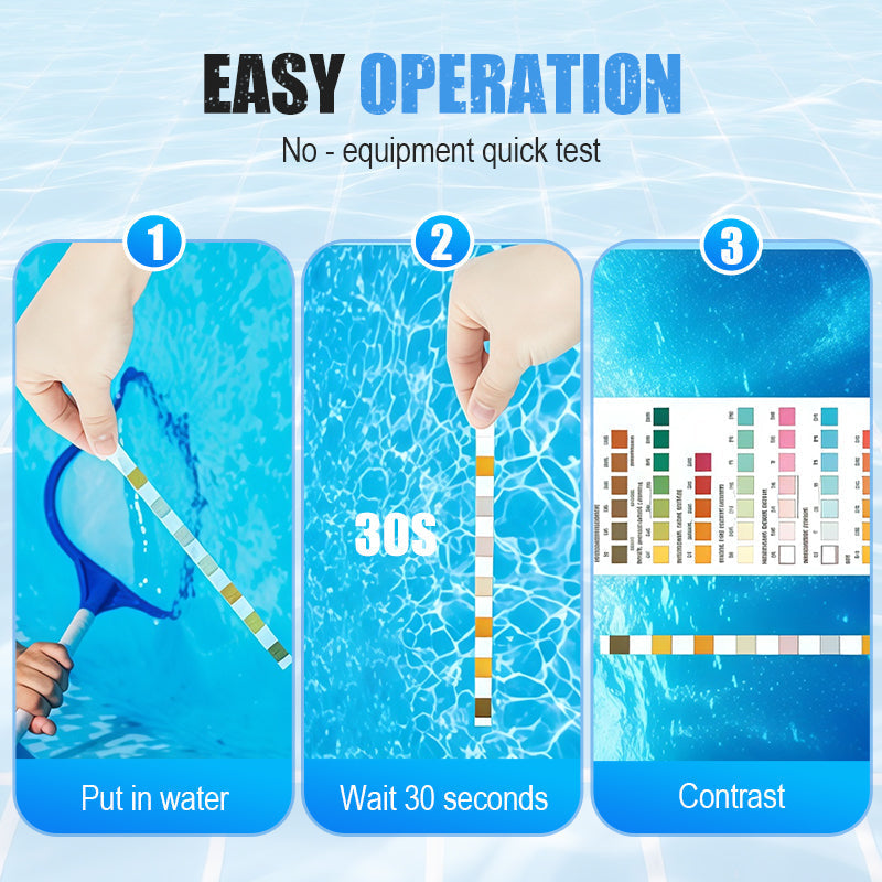 Bandelettes de test de la qualité de l'eau