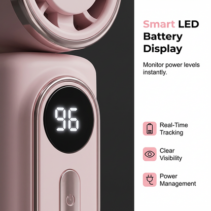 🔥VENTE CHAUDE🔥Ventilateur portable à pince avec écran LED