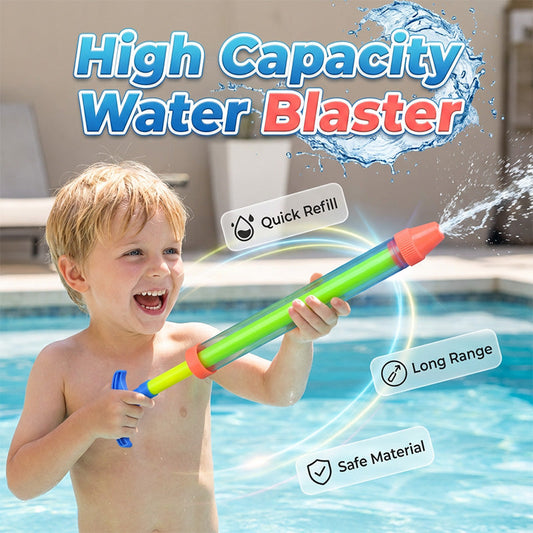 💦 Pistolet à eau à traction – Prêt pour la bataille estivale ! 🔫🌊 Grande capacité, longue portée – recharge rapide, tirez encore plus vite ! 💪🏖️