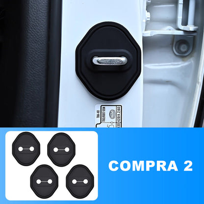 🔑🚗 50% DE DESCUENTO – Cubiertas Protectoras de Silicón para Cerradura de Puerta de Auto | Antirayaduras, Impermeables, Fáciles de Instalar 🛡️✨