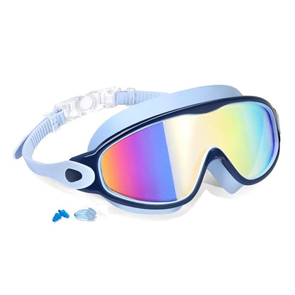 Lunettes de natation anti-buée avec bouchons d’oreilles et pince-nez
