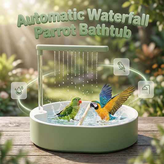 💐64% DE RÉDUCTION ! Bain d‘Oiseaux Électrique – Douche Pluie Rafraîchissante 🌧️🕊️【Offre Limitée】