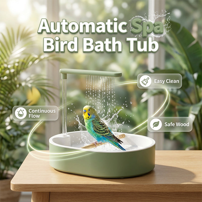 💐64% DE RÉDUCTION ! Bain d‘Oiseaux Électrique – Douche Pluie Rafraîchissante 🌧️🕊️【Offre Limitée】