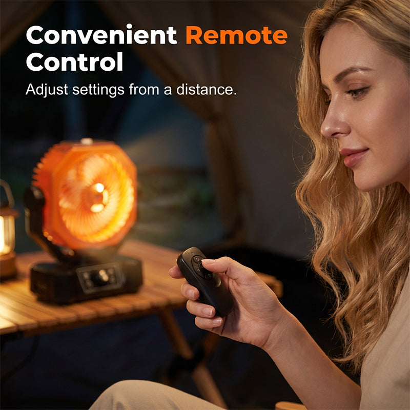 🌞 Ventilateur de camping portable brumisateur solaire – Rafraîchissez-vous partout, même hors réseau ! ⛺💨 Brumisateur rafraîchissant + oscillation large + télécommande – votre compagnon ultime pour le confort en extérieur. 🔋🌀