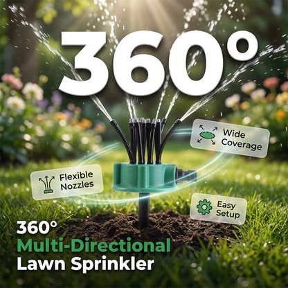 Arroseur de jardin de précision à couverture 360°