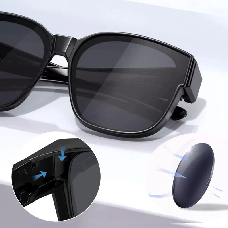 Lunettes de soleil polarisées à double usage avec protection UV