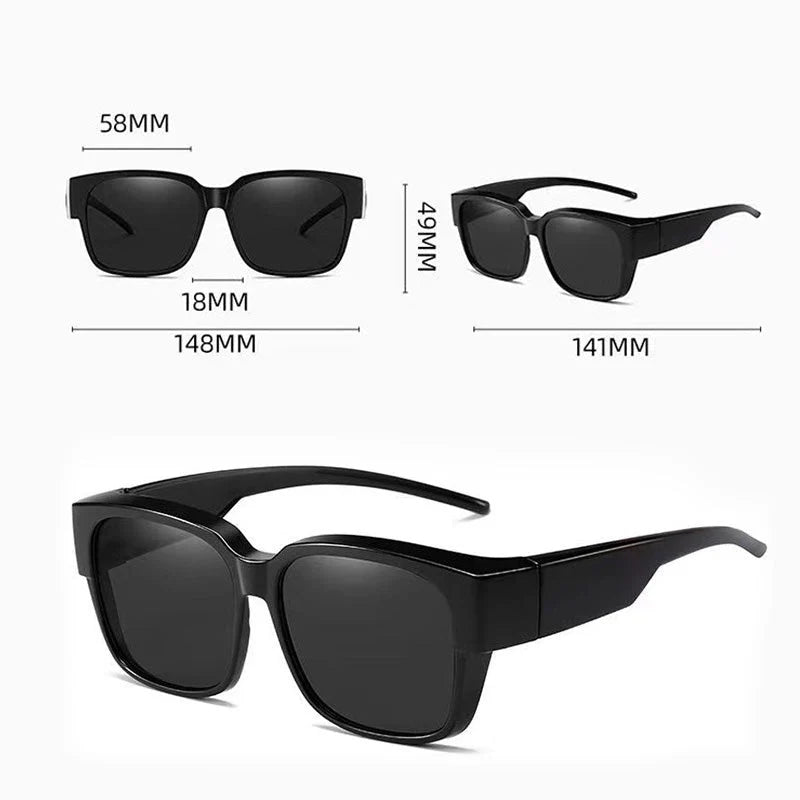 Lunettes de soleil polarisées à double usage avec protection UV