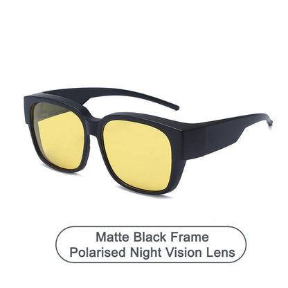 Lunettes de soleil polarisées à double usage avec protection UV