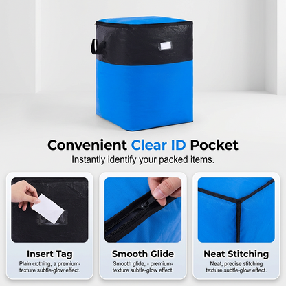 💥📦 PROMO FLASH 50% ! Sac de Déménagement & Rangement Pliable – Très Grande Capacité (115-180L), Matériau PE Résistant à l'Eau, Poignées Renforcées ✨