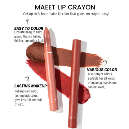 🥰 Crayon à lèvres mat longue tenue et waterproof