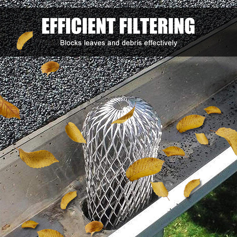 💐 PROMO EXCEPTIONNELLE -50% ! Grilles de protection acier inoxydable – Anti-rouille, filtration optimale des eaux pluviales 🛡️💧 【Qualité Premium】