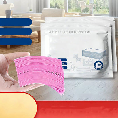 Lingettes nettoyantes pour sols solubles dans l'eau