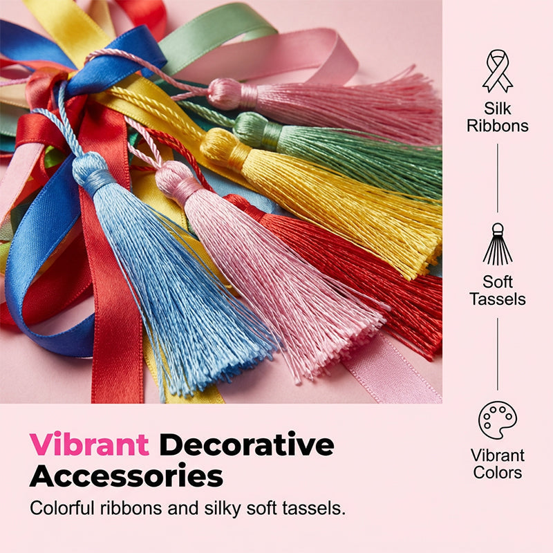 Kit de fabrication de marque‑pages fleuris DIY