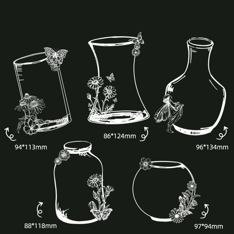 Kit de fabrication de marque‑pages fleuris DIY
