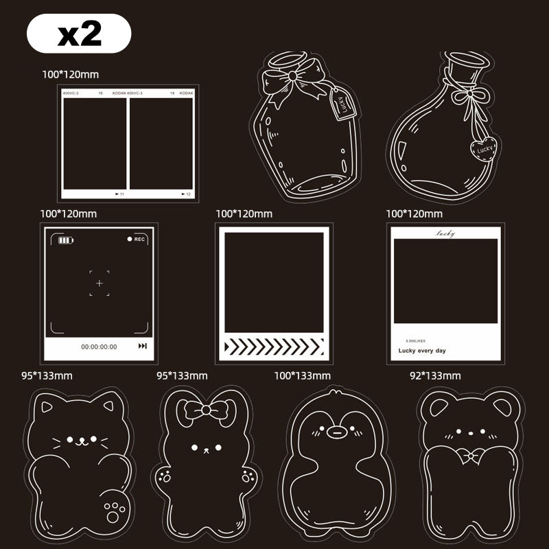 Kit de fabrication de marque‑pages fleuris DIY
