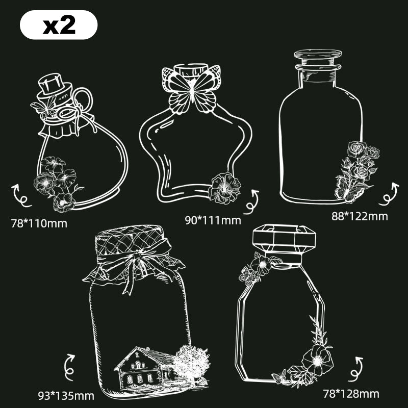 Kit de fabrication de marque‑pages fleuris DIY