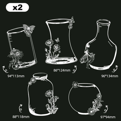 Kit de fabrication de marque‑pages fleuris DIY