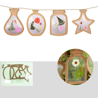 Kit de fabrication de marque‑pages fleuris DIY