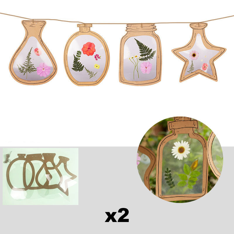 Kit de fabrication de marque‑pages fleuris DIY