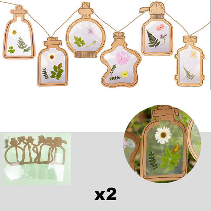 Kit de fabrication de marque‑pages fleuris DIY