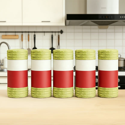 🧽🌿 Lingettes de Nettoyage Réutilisables 2-en-1 – Découpables et Multi-usages ✨