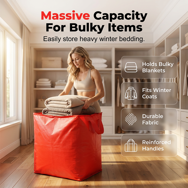 -50 % MAINTENANT ! 🧳 Sac de rangement et de déménagement pliable – Grande capacité, robuste, idéal pour organiser et voyager ✈️