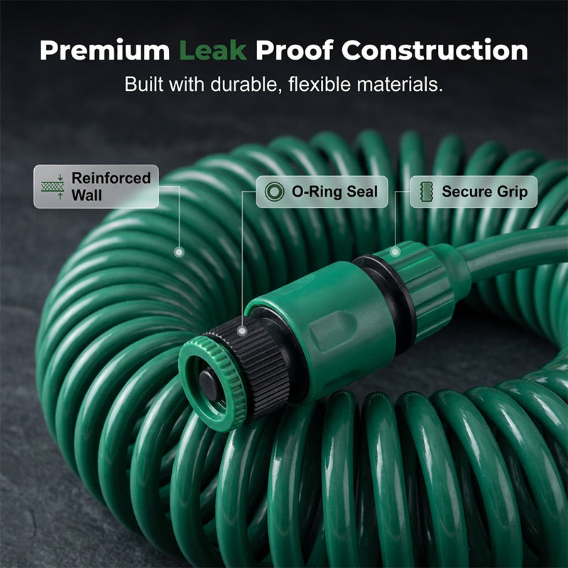 Coil Garden Hose Set