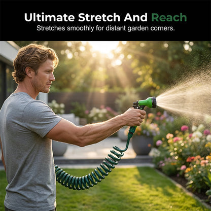 Coil Garden Hose Set