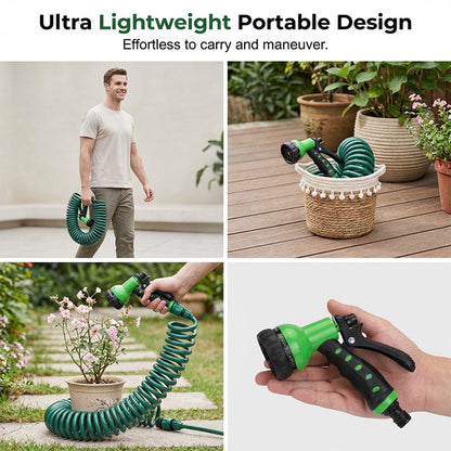 Coil Garden Hose Set
