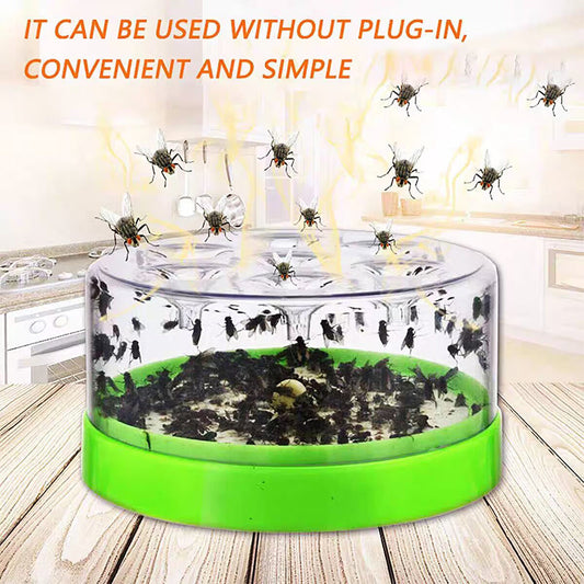🪰 –50% Piège à Mouches – Entonnoir à Sens Unique – Sans Électricité, Sans Produits Chimiques – Sûr pour Enfants et Animaux 🏠