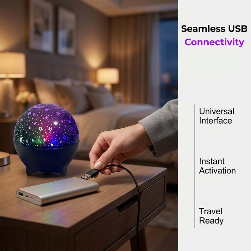 Projecteur LED galaxie USB – Veilleuse