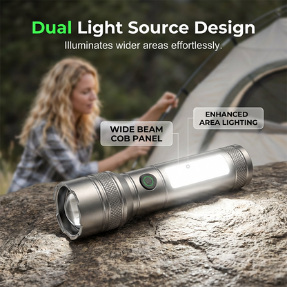📢📢50 % DE RÉDUCTION !! ⏰Lampe torche à zoom longue portée