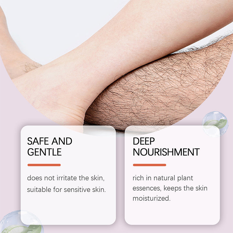 Crème dépilatoire douce pour le visage, les jambes et les aisselles