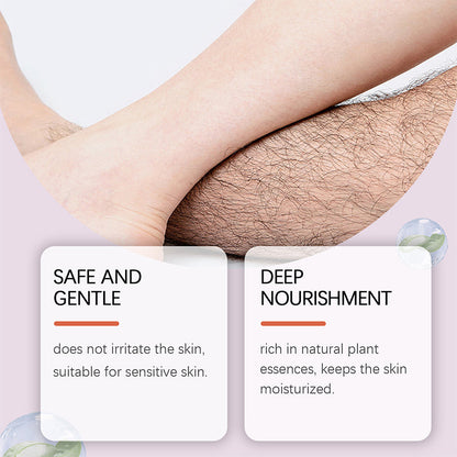 Crème dépilatoire douce pour le visage, les jambes et les aisselles