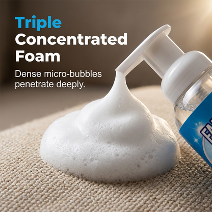 Nettoyant mousse sans rinçage pour tissus