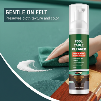 Mousse nettoyante à séchage rapide pour tapis de billard
