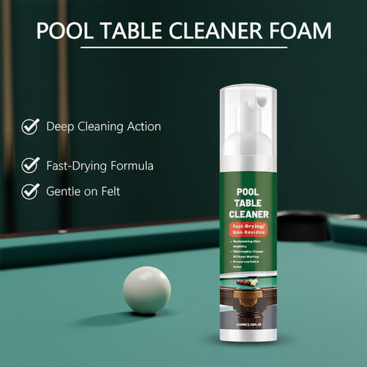 Mousse nettoyante à séchage rapide pour tapis de billard