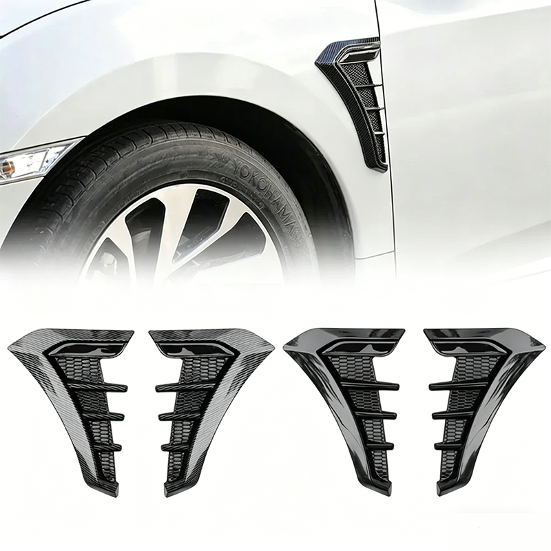 🏁 PROMO LIMITÉE 50% DE RÉDUCTION ! ✨ Autocollants Décoratifs Aile de Voiture – Style Sport, Masque-Rayures ✨