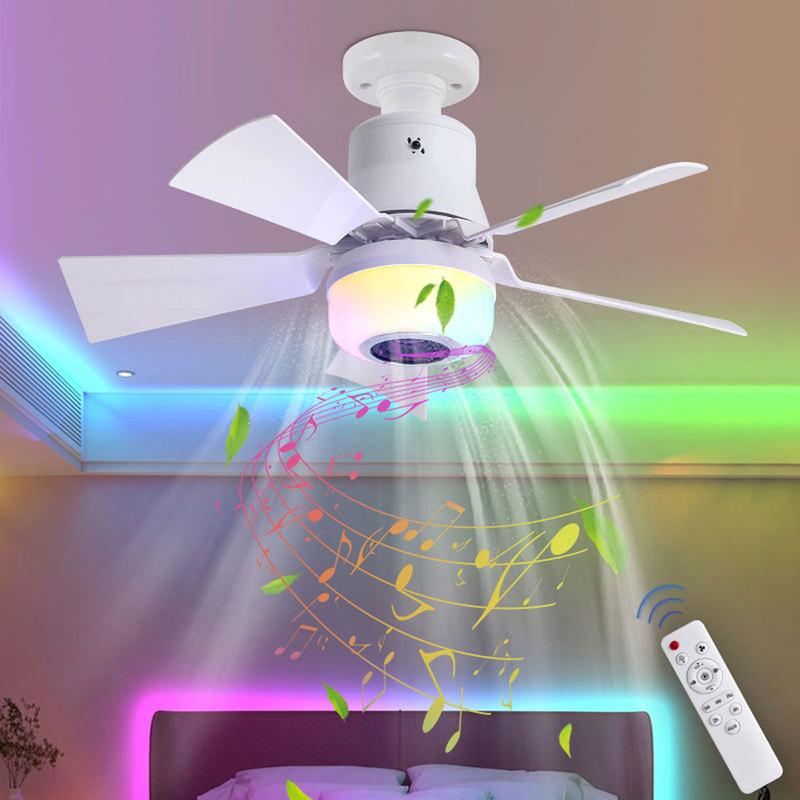 📢🌀 PROMO FLASH 50% ! Ventilateur de Plafond Intelligent 3-en-1 – Éclairage RGB/LED, Haut-parleur Bluetooth, 3 Vitesses, Télécommande, Culot E27, Pour Chambre & Salon 🎶
