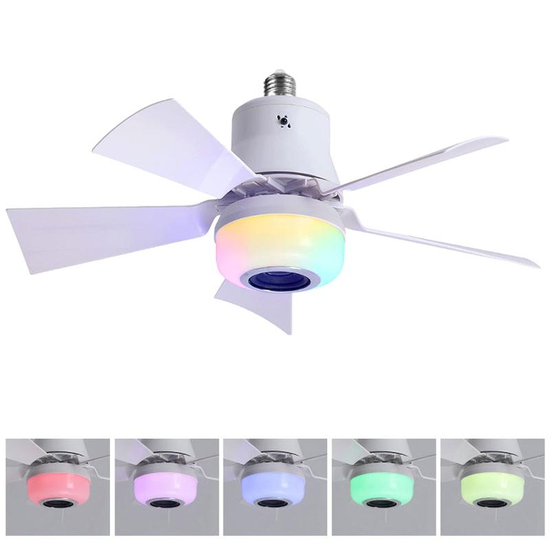 📢🌀 PROMO FLASH 50% ! Ventilateur de Plafond Intelligent 3-en-1 – Éclairage RGB/LED, Haut-parleur Bluetooth, 3 Vitesses, Télécommande, Culot E27, Pour Chambre & Salon 🎶