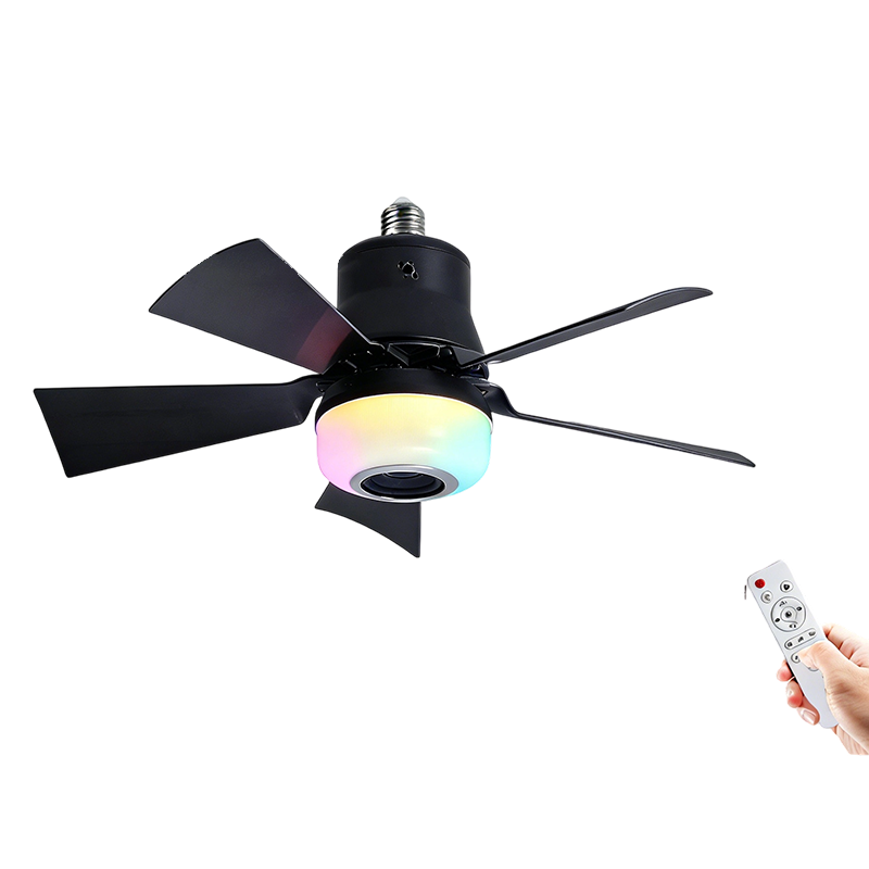 📢🌀 PROMO FLASH 50% ! Ventilateur de Plafond Intelligent 3-en-1 – Éclairage RGB/LED, Haut-parleur Bluetooth, 3 Vitesses, Télécommande, Culot E27, Pour Chambre & Salon 🎶