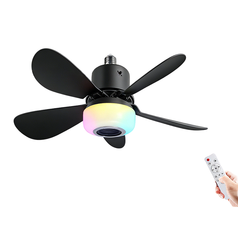 📢🌀 PROMO FLASH 50% ! Ventilateur de Plafond Intelligent 3-en-1 – Éclairage RGB/LED, Haut-parleur Bluetooth, 3 Vitesses, Télécommande, Culot E27, Pour Chambre & Salon 🎶