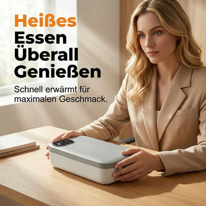 🍱 50% DE RÉDUCTION ⚡ Boîte à lunch électrique portable avec auto-chauffage – Silencieuse & compacte – Maintient les repas au chaud – idéale pour le bureau, la route ou les pique-niques 🔋🍽️✨