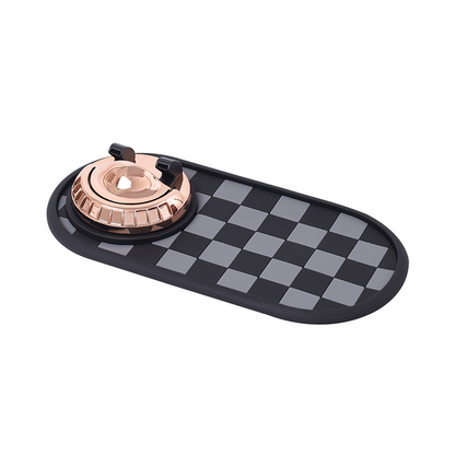 Tapis antidérapant 4-en-1 pour tableau de bord de voiture avec support pour téléphone