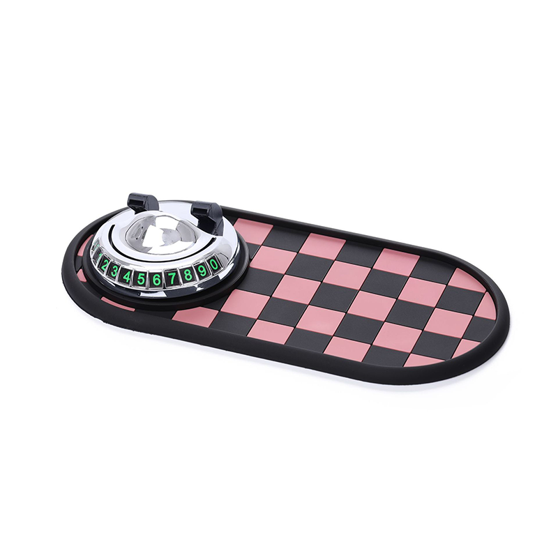 Tapis antidérapant 4-en-1 pour tableau de bord de voiture avec support pour téléphone