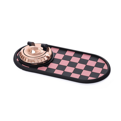 Tapis antidérapant 4-en-1 pour tableau de bord de voiture avec support pour téléphone