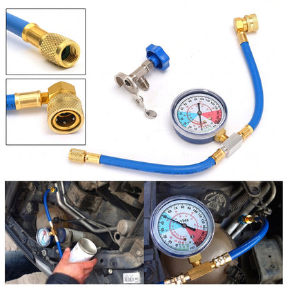 🔧 PROMO LIMITÉE 58% DE RÉDUCTION ! ✨ Tuyau de Remplissage R134a – Avec Manomètre, 0-350 PSI, Kit Complet ⚙️