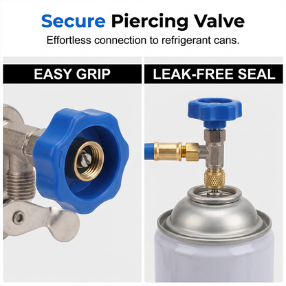 🔧 PROMO LIMITÉE 58% DE RÉDUCTION ! ✨ Tuyau de Remplissage R134a – Avec Manomètre, 0-350 PSI, Kit Complet ⚙️