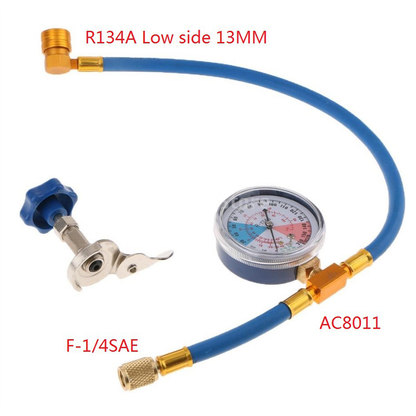 🔧 PROMO LIMITÉE 58% DE RÉDUCTION ! ✨ Tuyau de Remplissage R134a – Avec Manomètre, 0-350 PSI, Kit Complet ⚙️