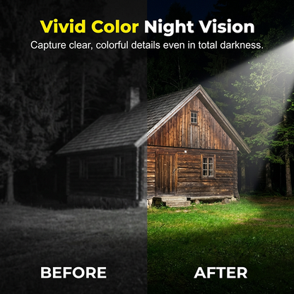 Caméra de sécurité solaire – Vision nocturne